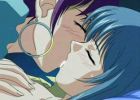 Anime lesbian seduce her girlfriend